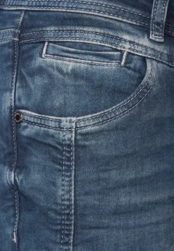 Street One Jeans*Casual Fit Jeans knitted mid indigo wash