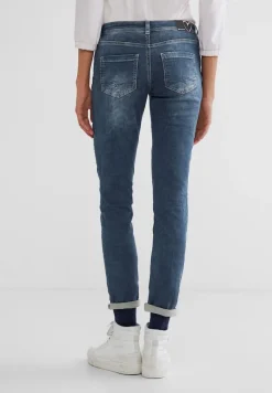 Street One Jeans*Casual Fit Jeans knitted mid indigo wash