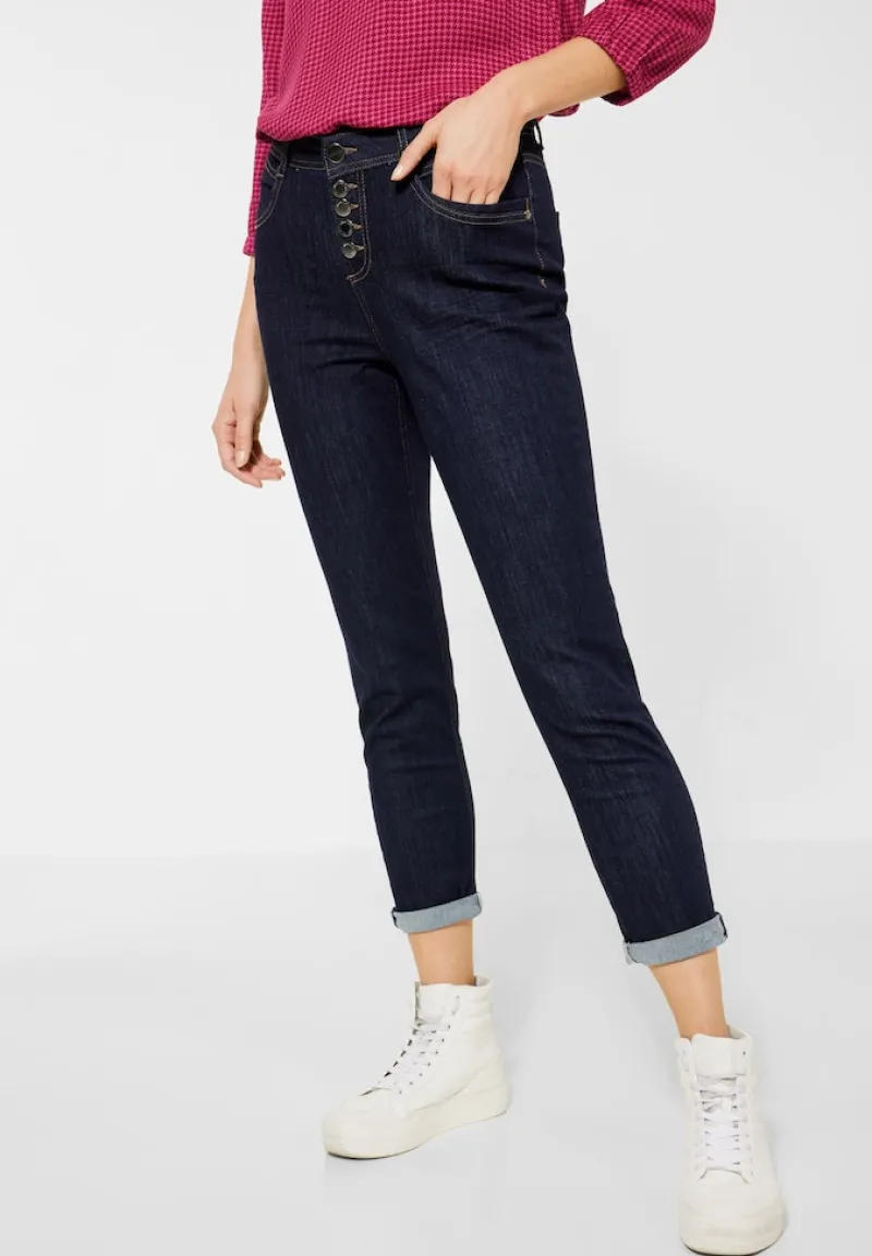 Street One Jeans*Casual Fit Jeans raw indigo wash