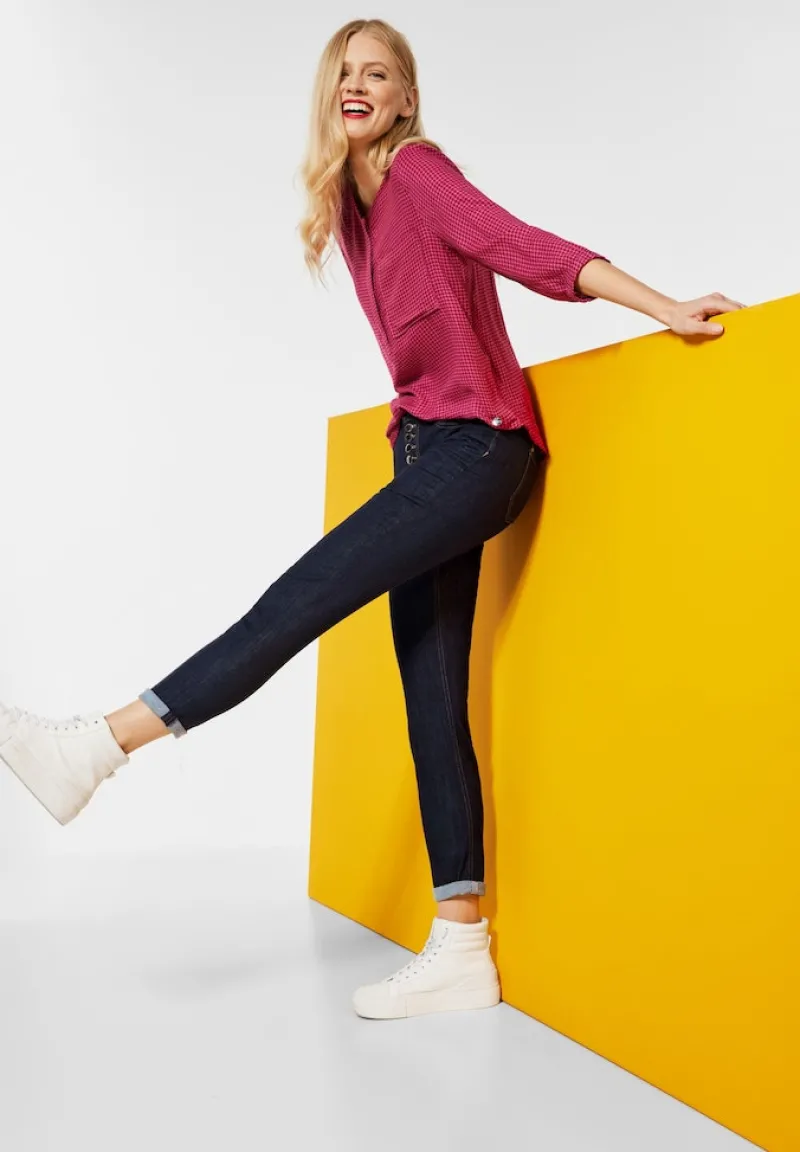 Street One Jeans*Casual Fit Jeans raw indigo wash