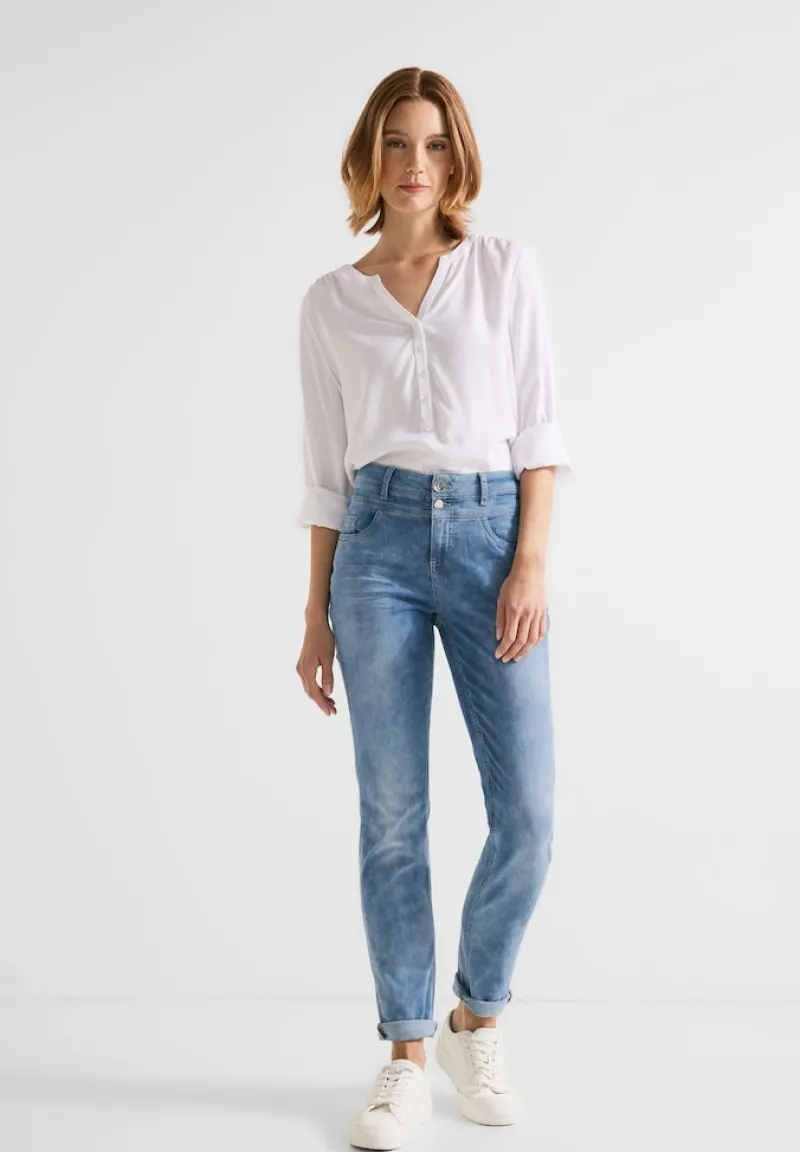 Street One Jeans*Casual Fit Jeans soft blue random wash