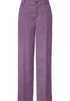 Street One Hosen*Casual Fit Lyocell Hose dark dull lilac