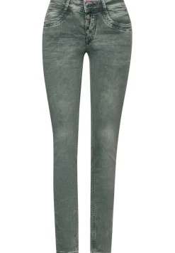 Street One Jeans*Casual Fit mit Slim Legs light bassy olive random wash