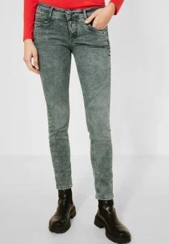 Street One Jeans*Casual Fit mit Slim Legs light bassy olive random wash
