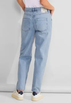 Street One Jeans*Casual Fit used Jeans light blue destroyed