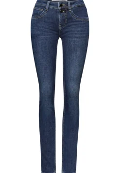 STREET ONE STUDIO Jeans*Casual Slim Fit Jeans dark indigo blue washed