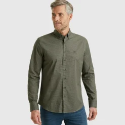 Vanguard Hemden*CF Print Minimal V lines chimera