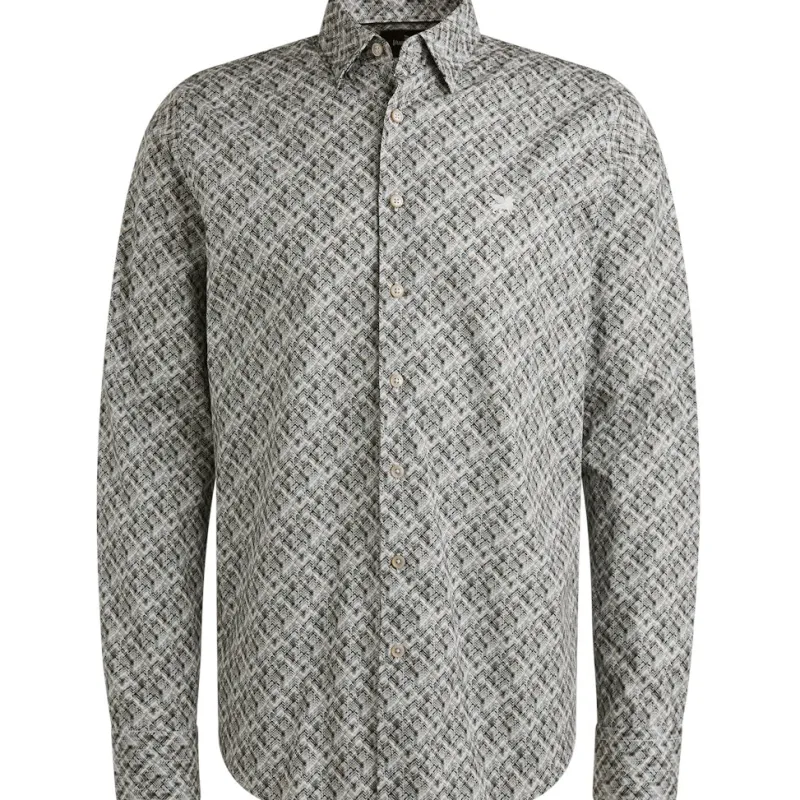 Vanguard Hemden*CF Printed Tweed gray dawn