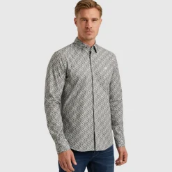 Vanguard Hemden*CF Printed Tweed gray dawn