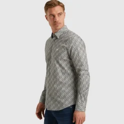Vanguard Hemden*CF Printed Tweed gray dawn
