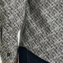 Vanguard Hemden*CF Printed Tweed gray dawn