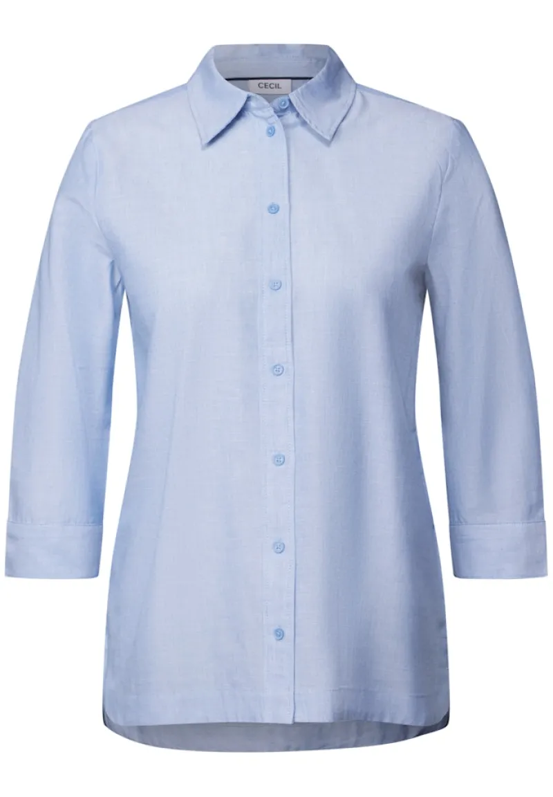 Cecil Blusen*Chambray Bluse blouse blue