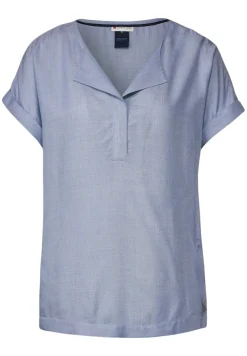 Street One Blusen*Chambray Bluse original blue