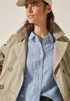 Cecil Blusen*Chambray Leinenbluse chambray forever blue