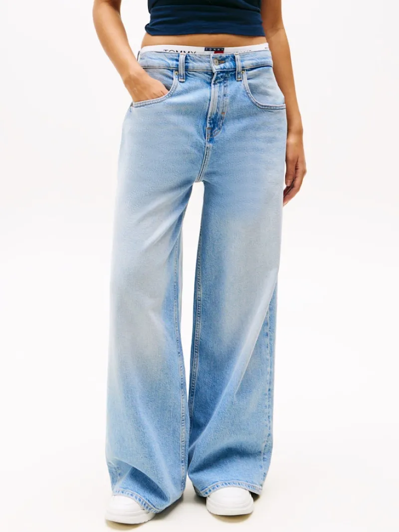 Tommy Jeans Jeans*CHARLIE MR LOOSE WD BI0112 CO denim light