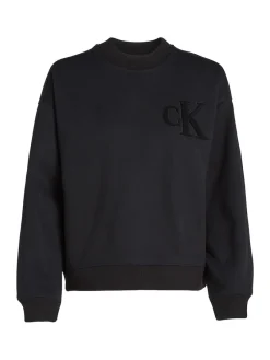 Calvin Klein Jeans Pullover & Sweatshirts*CHENILLE CK CREWNECK ck black
