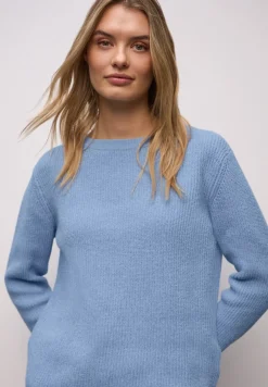 Street One Pullover & Sweatshirts*Chenille Pullover frosted blue