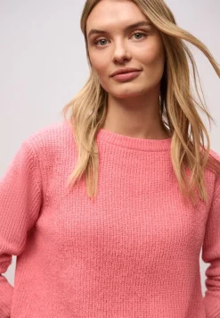 Street One Pullover & Sweatshirts*Chenille Pullover striking coral
