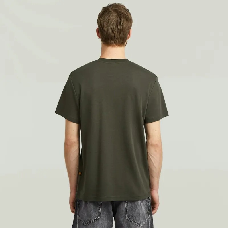 G-star Raw Shirts*Chest logo r t Asfalt