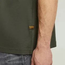 G-star Raw Shirts*Chest logo r t Asfalt