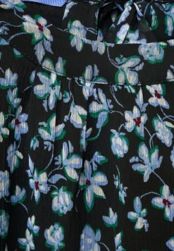 Street One Blusen*Chiffon Bluse mit Schluppe Black