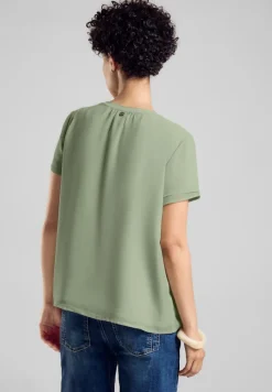 Street One Blusen*Chiffon Bluse soft moss green
