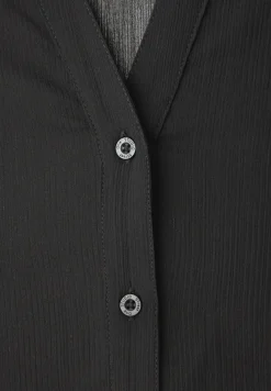 STREET ONE STUDIO Blusen*Chiffon Hemdbluse Black