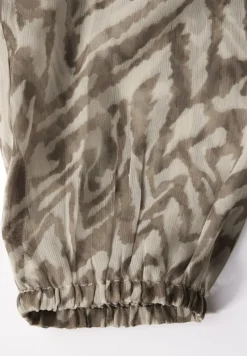 Street One Blusen*Chiffon-Bluse mit Raffung honey sand