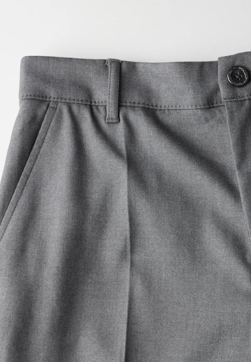 STREET ONE STUDIO Hosen*Chino im Melange-Look dust grey