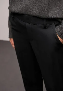 Street One Hosen*Chino mit Tape-Detail Black