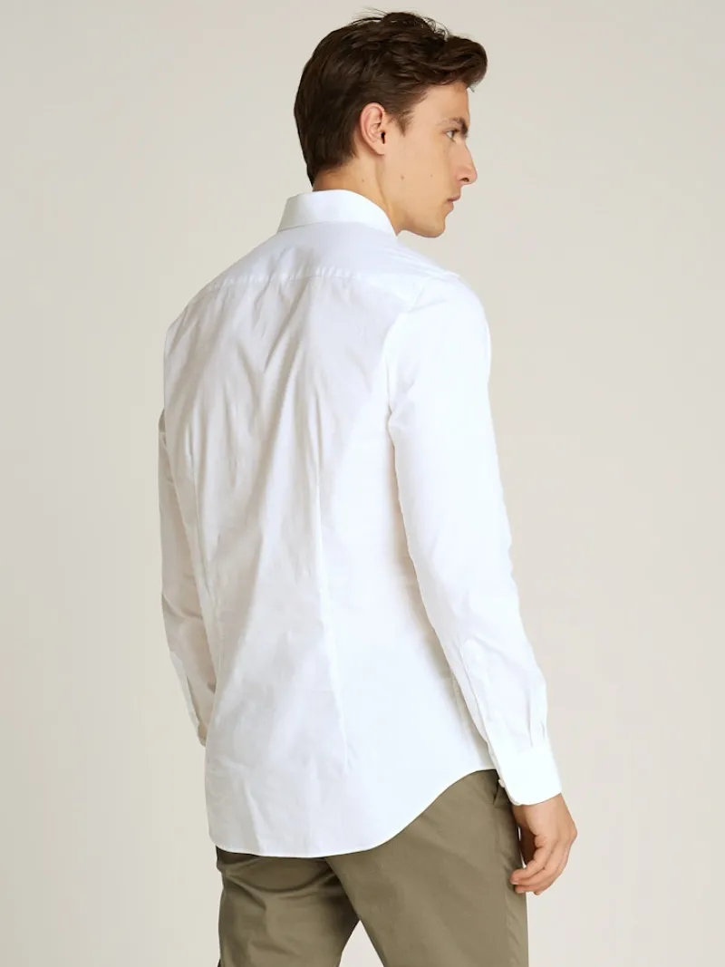 Tommy Hilfiger Hemden|Big Boys*CL - FLEX POPLIN SF SHIRT Bright White