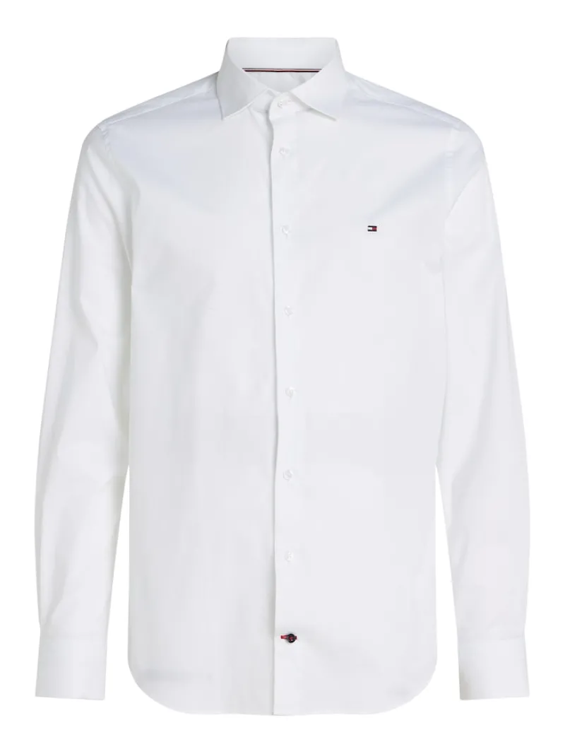 Tommy Hilfiger Hemden|Big Boys*CL - FLEX POPLIN SF SHIRT Bright White