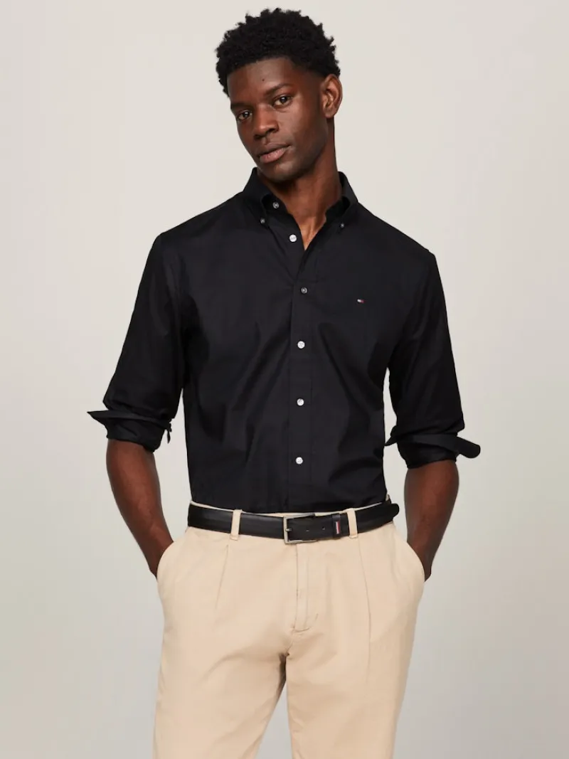 Tommy Hilfiger Hemden|Big Boys*CL FLEX OXF RF SHIRT Black