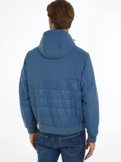Tommy Hilfiger Jacken|Big Boys*CL MIX MEDIA HOODED JACKET blue coast
