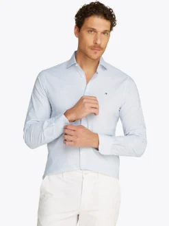 Tommy Hilfiger Hemden|Big Boys*CL STRCH POPLIN STP SF SHIRT PRK breezy blue - multi