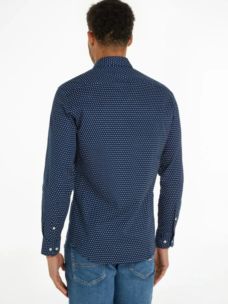 Tommy Hilfiger Hemden|Big Boys*CL-W OXF CIRCLE PRINT SHIRT RF navy