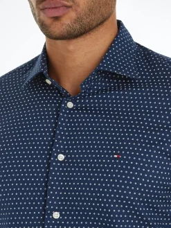Tommy Hilfiger Hemden|Big Boys*CL-W OXF CIRCLE PRINT SHIRT RF navy