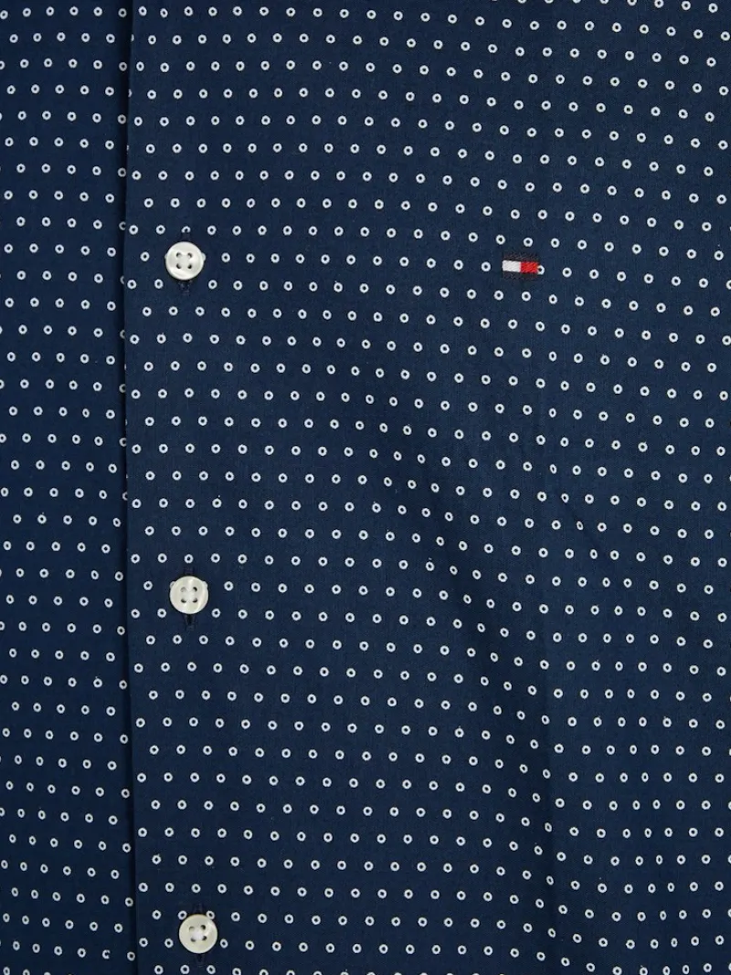Tommy Hilfiger Hemden|Big Boys*CL-W OXF CIRCLE PRINT SHIRT RF navy