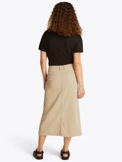 Tommy Hilfiger Röcke*CO BLEND MIDI SKIRT Beige