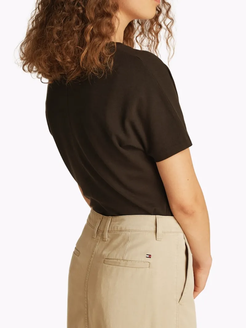 Tommy Hilfiger Röcke*CO BLEND MIDI SKIRT Beige