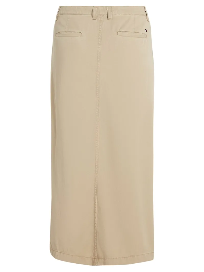 Tommy Hilfiger Röcke*CO BLEND MIDI SKIRT Beige