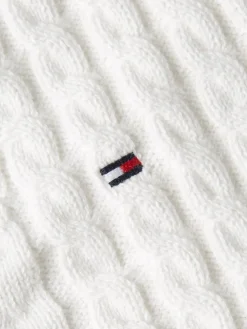 Tommy Hilfiger Pullover & Sweatshirts*CO CABLE V-NK CARDIGAN ecru