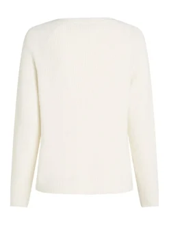 Tommy Hilfiger Pullover & Sweatshirts*CO CARDI FINE GG LS V-NK SWT ivory petal