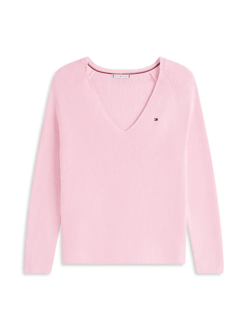 Tommy Hilfiger Pullover & Sweatshirts*CO CARDI FINE GG LS V-NK SWT bonita pink