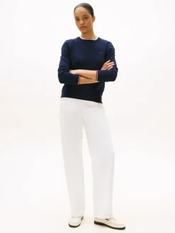 Tommy Hilfiger Pullover & Sweatshirts*CO JERSEY STITCH C-NK LS SWT dark night navy gs