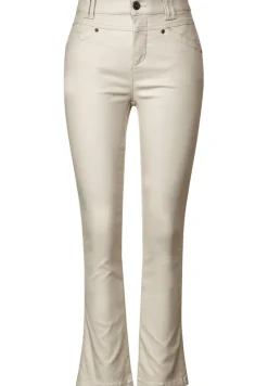 Street One Hosen*Coating Slim Fit Hose smooth sand beige