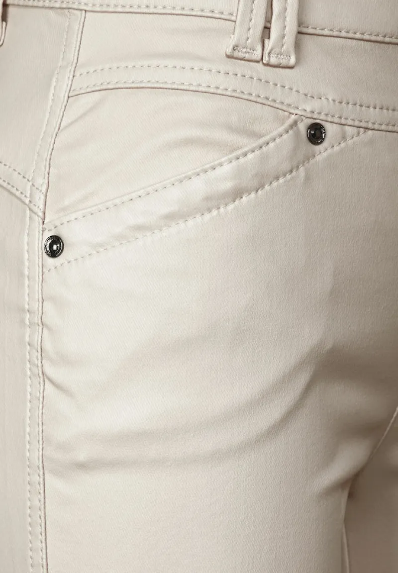 Street One Hosen*Coating Slim Fit Hose smooth sand beige