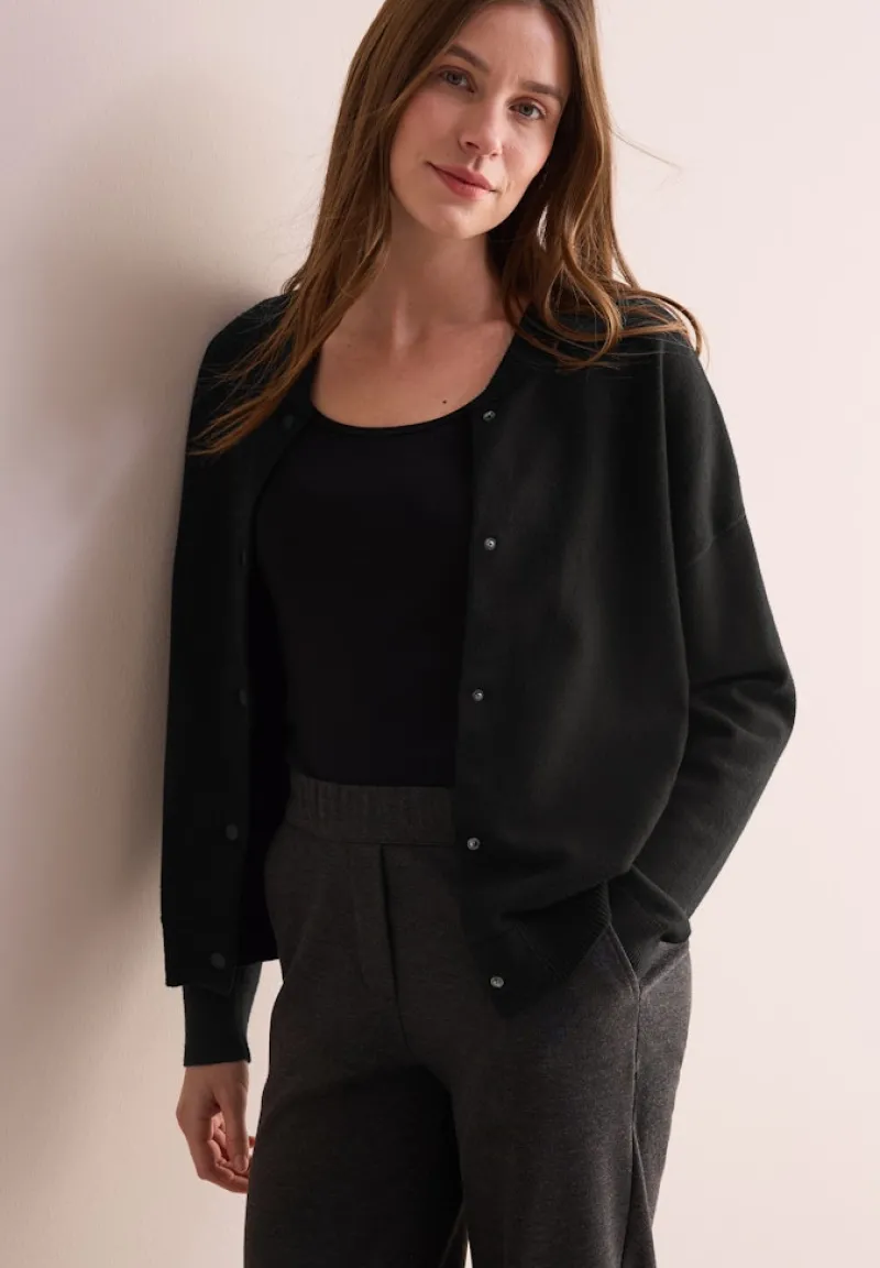 Cecil Pullover & Sweatshirts*College Cardigan Black