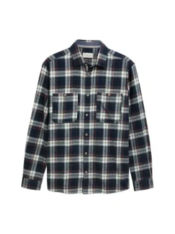 Tom Tailor Hemden|Big Boys*Comfort Fit Flanell-Hemd mit Karomuster navy multicolor check