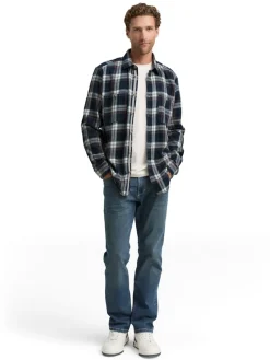 Tom Tailor Hemden|Big Boys*Comfort Fit Flanell-Hemd mit Karomuster navy multicolor check